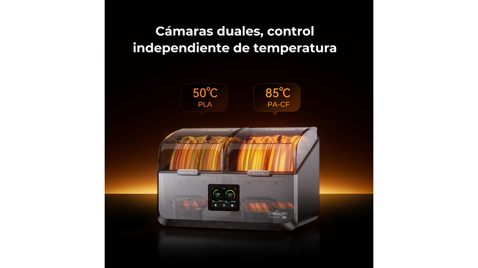 Dry Box o Secadora de Filamentos | SpacePi X4 | Marca Creality 2