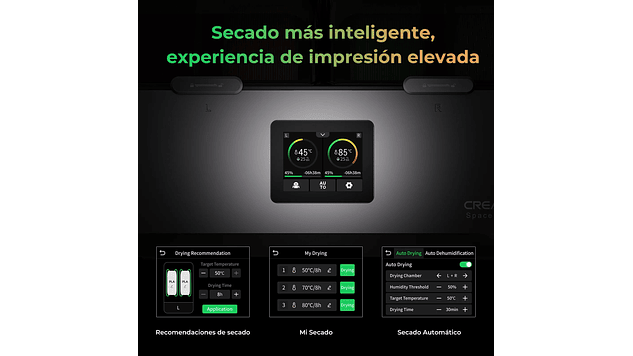 Dry Box o Secadora de Filamentos | SpacePi X4 | Marca Creality 6