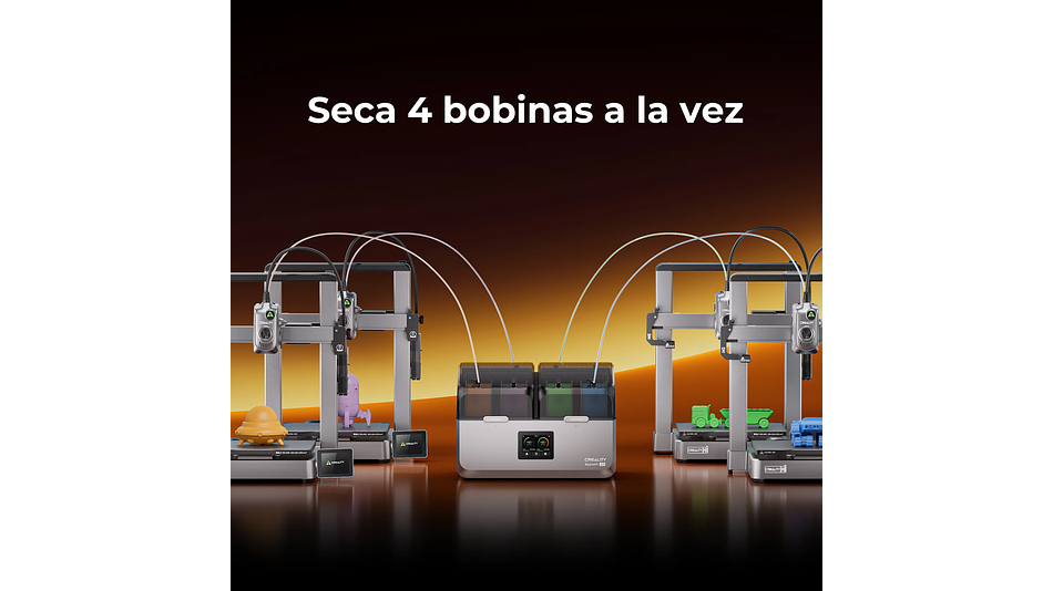 Dry Box o Secadora de Filamentos | SpacePi X4 | Marca Creality 3