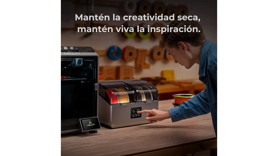 Dry Box o Secadora de Filamentos | SpacePi X4 | Marca Creality 5