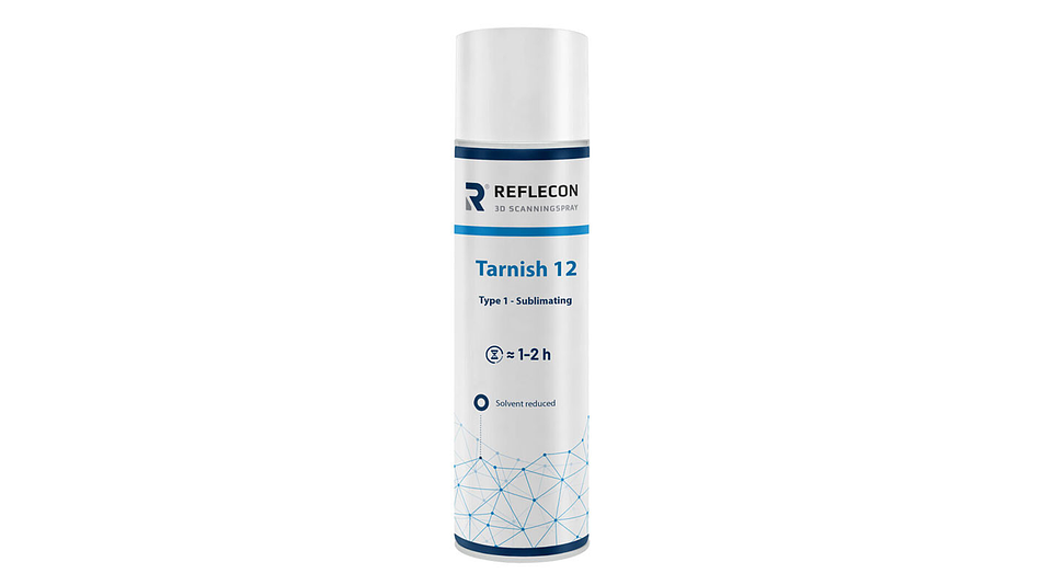 Spray de Escaneo 3D sublimante Tarnish 12 |Tiempo de 1-2 horas 500ML | Marca Reflecon 1