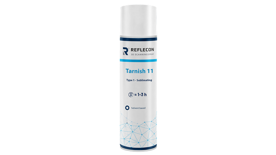 Spray de Escaneo 3D sublimante Tarnish 11 |Tiempo de 1-3 horas 500ML | Marca Reflecon | Escaner 3D 1