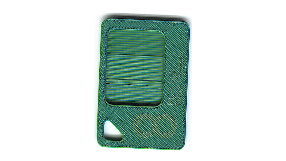 Filamento PLA Silk o Seda Bicolor Azul Verde 1kg Elegoo | Filamentos 2