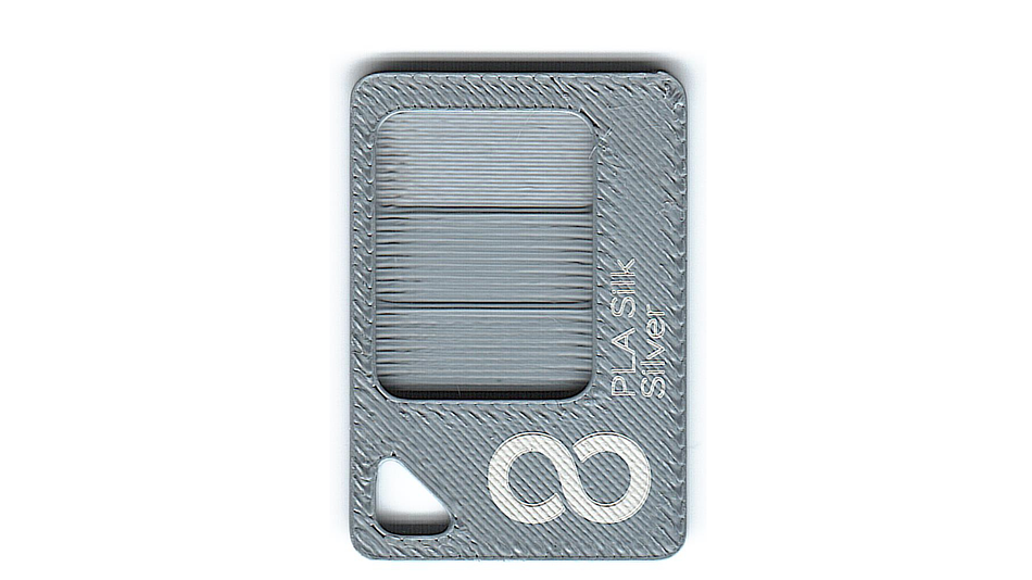 Filamento PLA Silk o Seda Plateado o Plata 1kg Elegoo | Filamentos 3