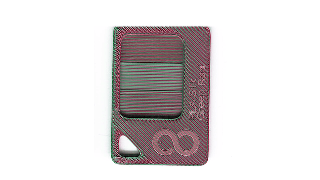 Filamento PLA Silk o Seda Bicolor Verde Rojo 1kg Elegoo | Filamentos 3