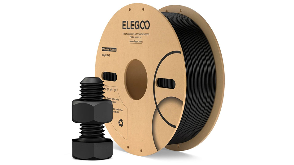 Filamento ABS Negro 1kg Elegoo | Filamentos 1