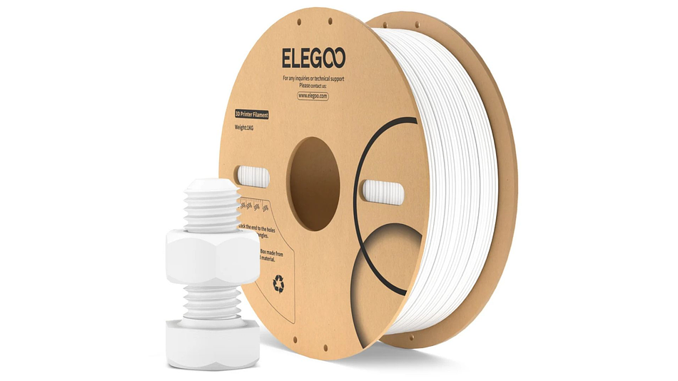 Filamento ABS Blanco 1kg Elegoo | Filamentos 1