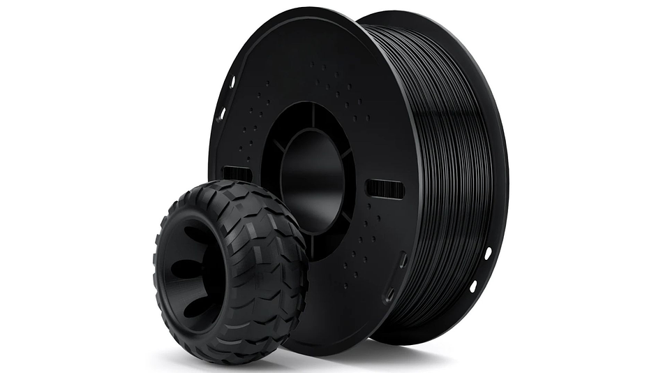 Filamento TPU Rapid Alta Velocidad 1kg Negro Elegoo | Filamentos 1