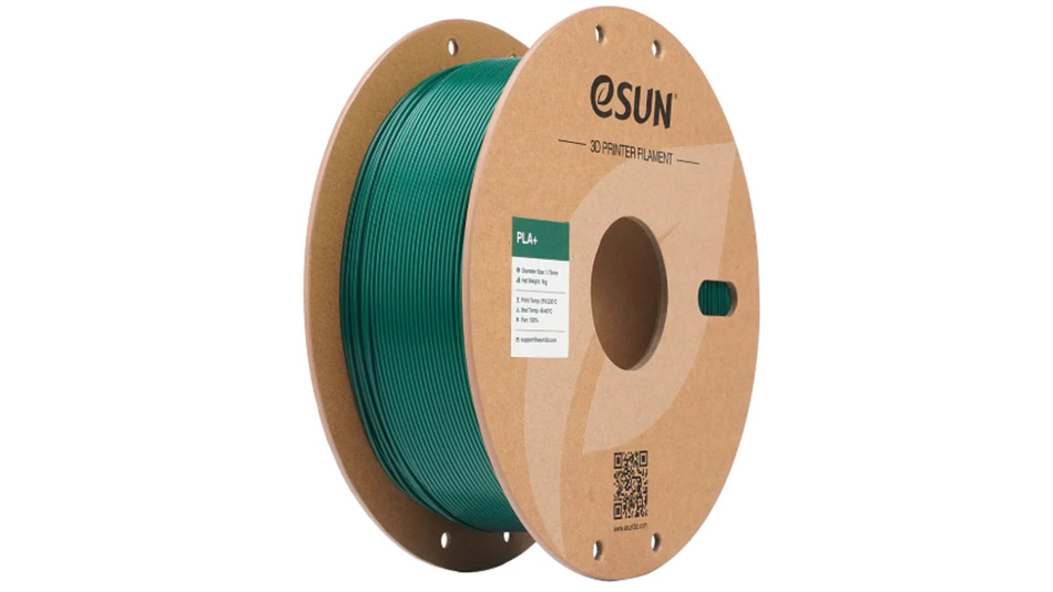 Filamento PLA+ Verde Petróleo 1kg Esun | Filamentos 1