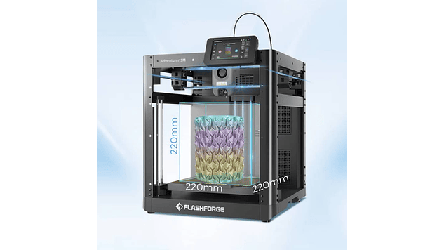 Adventure 5M Core XY Flashforge | PREVENTA 15 DICIEMBRE | Tamaño Imp 220 x 220 x 220 mm | Impresora 3D 2