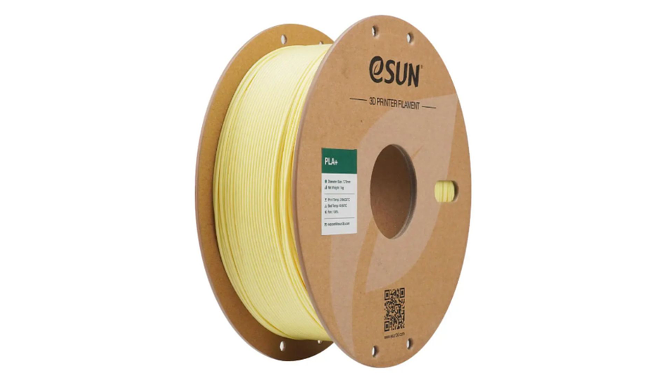 Filamento PLA+ Amarillo Almendra 1kg Esun | Filamentos 1