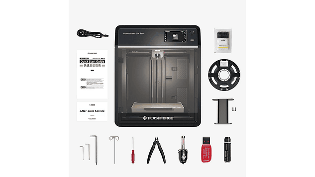 Adventure 5M Pro Core XY Flashforge | PREVENTA 15 DICIEMBRE | Tamaño Imp 220 x 220 x 220 mm | Impresora 3D 7