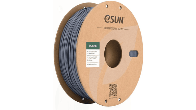 Filamento PLA+ Alta Velocidad HS Gris 1kg Esun | Filamentos 1