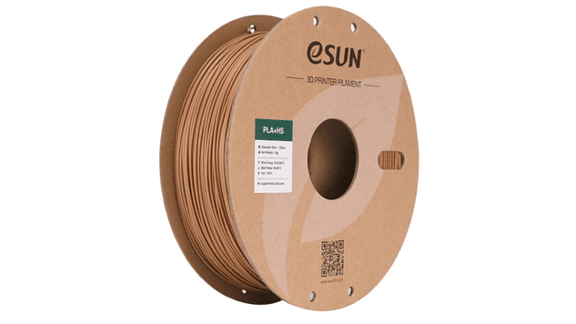 Filamento PLA+ Alta Velocidad HS Café Claro 1kg Esun | Filamentos 1