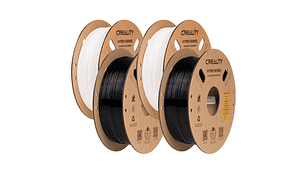 Filamento Pack x 4 PETG Alta Velocidad 2 Negros y 2 Blancos 1kg Creality Pack Listo | Filamentos