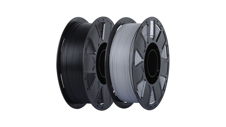 Pack x 2 Filamentos PLA Gris + Negro 1kg Ender Pack Listo | Filamentos 1