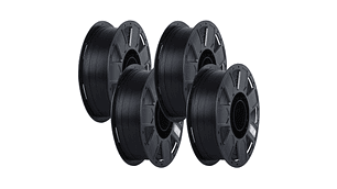 Pack x 4 Filamentos PLA Negro 1kg Ender Pack Listo | Filamentos