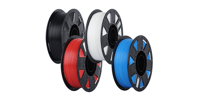 Pack x 4 Filamentos PLA Negro, Blanco, Rojo y Azul 1kg Ender Pack Listo | Filamentos 1