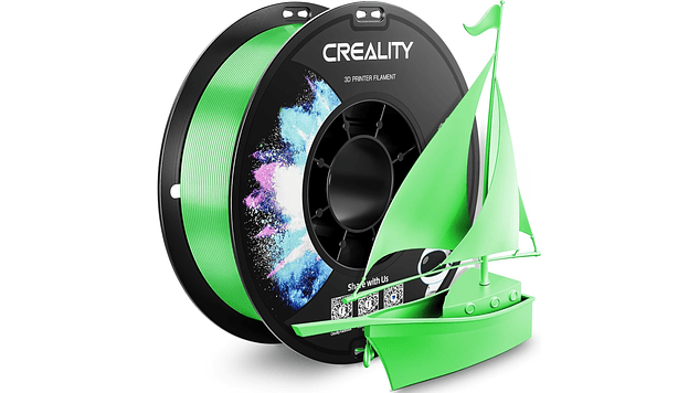 Filamento PETG Verde 1kg Creality | Filamentos 1