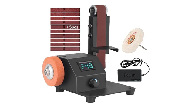 Lijadora de Banda + Rueda de Pulido y Disco de Lijado Twotrees | Lijadoras 1