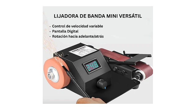 Lijadora de Banda + Rueda de Pulido y Disco de Lijado Twotrees | Lijadoras 4