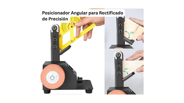 Lijadora de Banda + Rueda de Pulido y Disco de Lijado Twotrees | Lijadoras 5