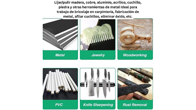 Lijadora de Banda + Rueda de Pulido y Disco de Lijado Twotrees | Lijadoras 7