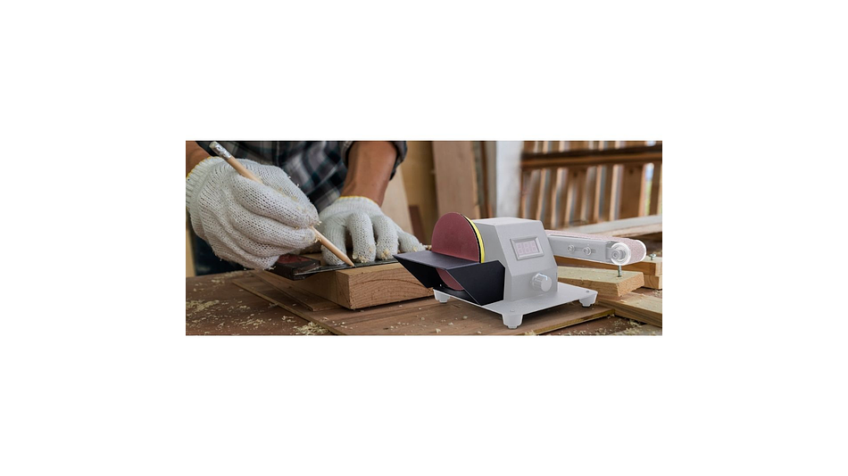 Lijadora de Banda + Mod de Lijadora de Disco Vel 350W Twotrees | PREVENTA 10 DIC | Grabado Láser y Cortador Láser CNC 5