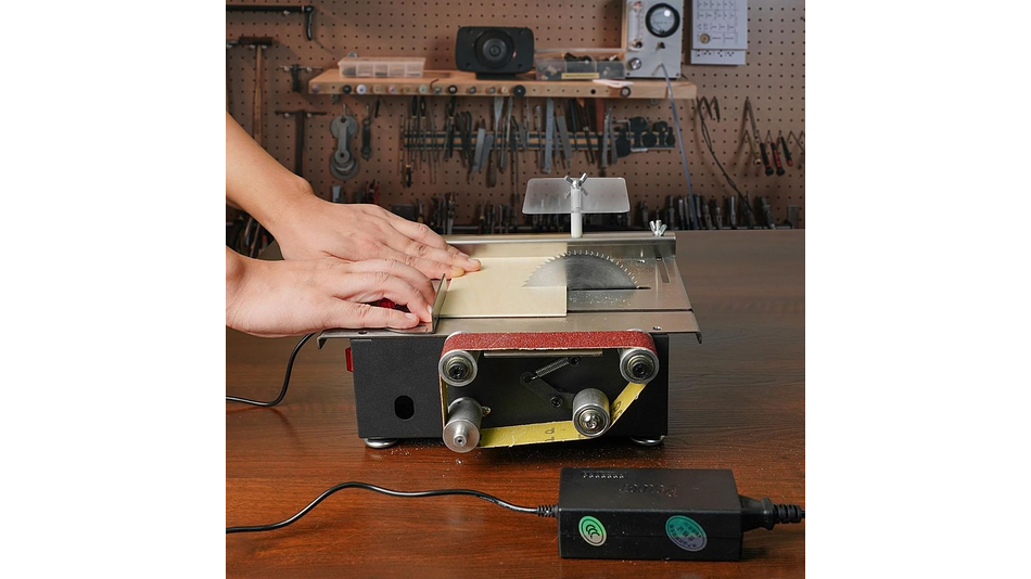 Sierra de Mesa y Lijadora de Banda 300W Twotrees | PREVENTA 10 DIC | Lijadoras 5