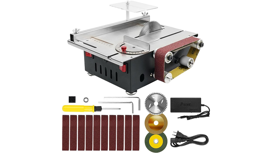 Sierra de Mesa y Lijadora de Banda 300W Twotrees | PREVENTA 10 DIC | Lijadoras 1