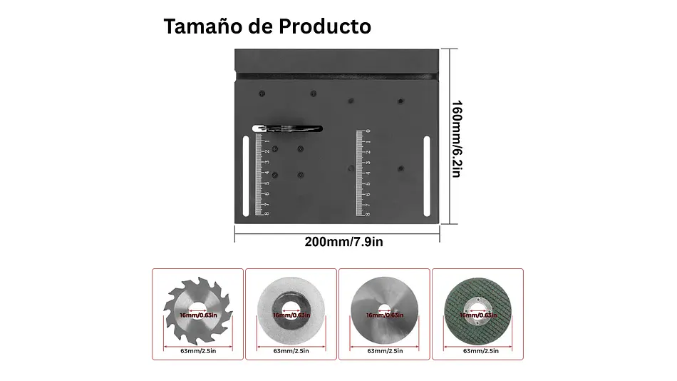 Lijadora de Banda 350W + Mod de Sierra de Mesa Twotrees | Lijadoras 2