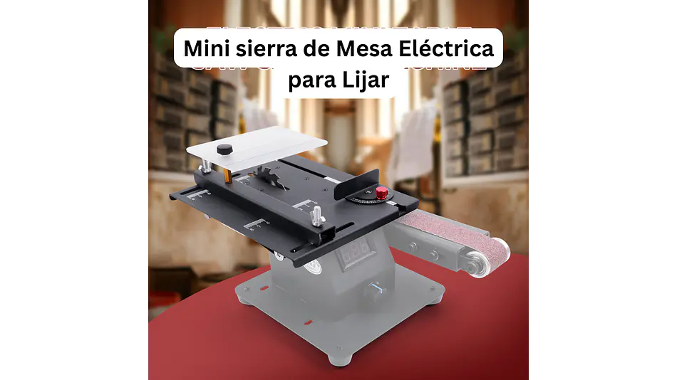 Lijadora de Banda 350W + Mod de Sierra de Mesa Twotrees | Lijadoras 3