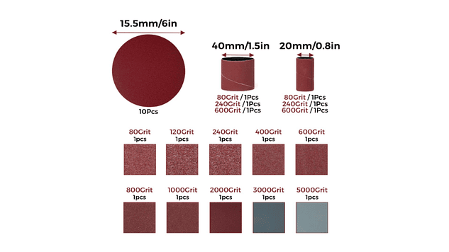 Kit de Lijas 75 x 20mm Twotrees | Lijadoras 1