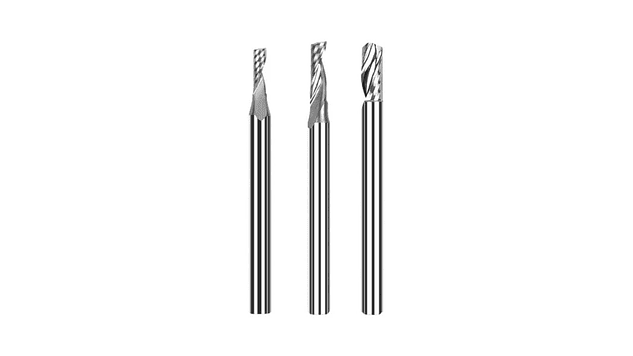 Kit Brocas 3.175 Metal Espiral Ascendente + Decendente + Compresión Twotrees | Accesorios CNC Router 1