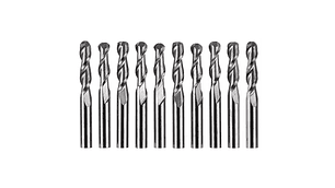 Kit 10 Brocas de Bola Doble de 3.175MM Twotrees | Accesorios CNC Router
