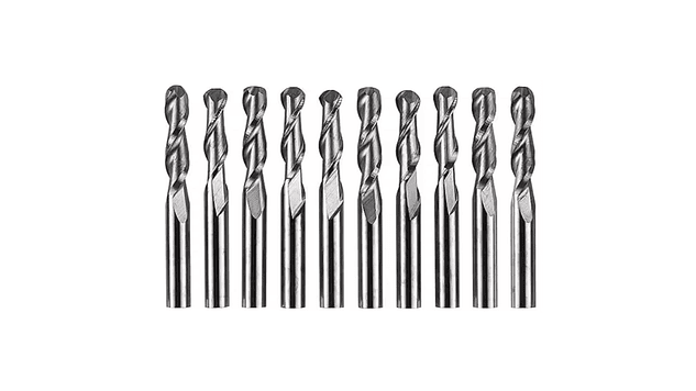 Kit 10 Brocas de Bola Doble de 3.175MM Twotrees | Accesorios CNC Router 1