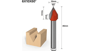 Kit 5 Brocas para Madera y Plastico Twotrees | Accesorios CNC Router