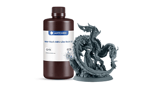 Resina Tipo ABS Like 3.0 Lavable al Agua Gris para Impresoras 3D 1000G Anycubic | Resinas