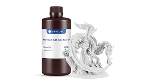 Resina Tipo ABS Like 3.0 Lavable al Agua Blanca para Impresoras 3D 1000G Anycubic | Resinas