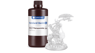 Resina V2 Estándar Transparente para Impresoras 3D 1000g Anycubic | Resinas