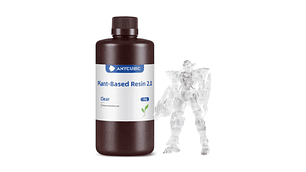 Resina a Base de Planta Transparente para Impresoras 3D 1000g Anycubic | Resinas