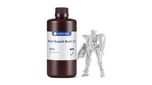 Resina a Base de Planta Blanca para Impresoras 3D 1000g Anycubic | Resinas