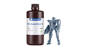 Resina a Base de Planta Gris para Impresoras 3D 1000g Anycubic | Resinas