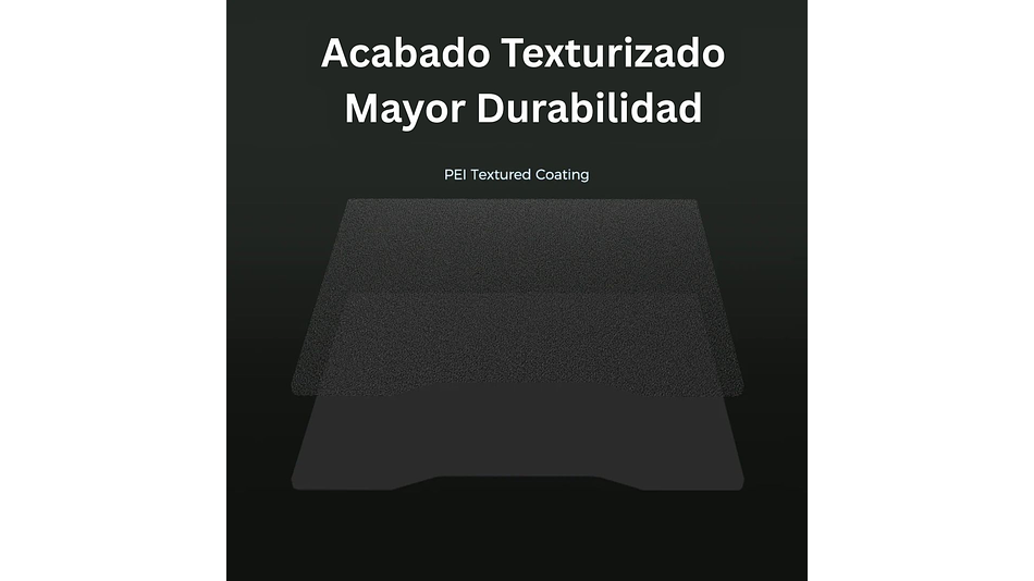 Pei Texturizado Negro por Ambos Lados para Hi y Hi Combo Creality | Repuestos 3D 4