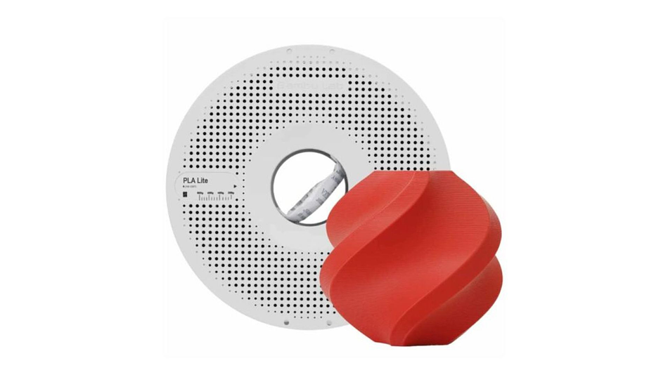 Filamento PLA Lite Rojo 1kg Bambu Lab | Filamentos 1