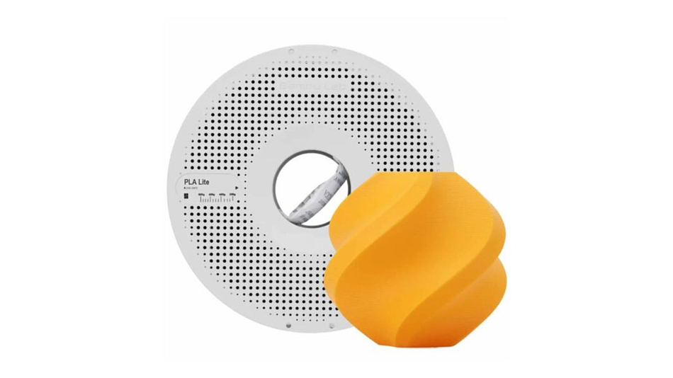 Filamento PLA Lite Naranjo 1kg Bambu Lab | Filamentos 1