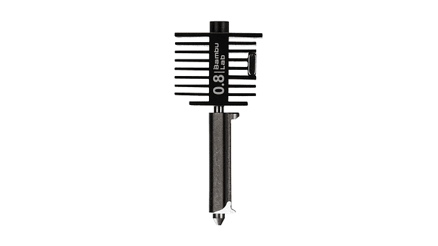 Hotend Completo P1S con Boquilla 0.8mm de Acero Endurecido FAH003-P Bambu Lab | Repuestos 3D 1