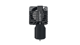 Hotend Completo X1 Carbón con Boquilla 0.8mm de Acero Endurecido FAH003 Bambu Lab | Repuestos 3D