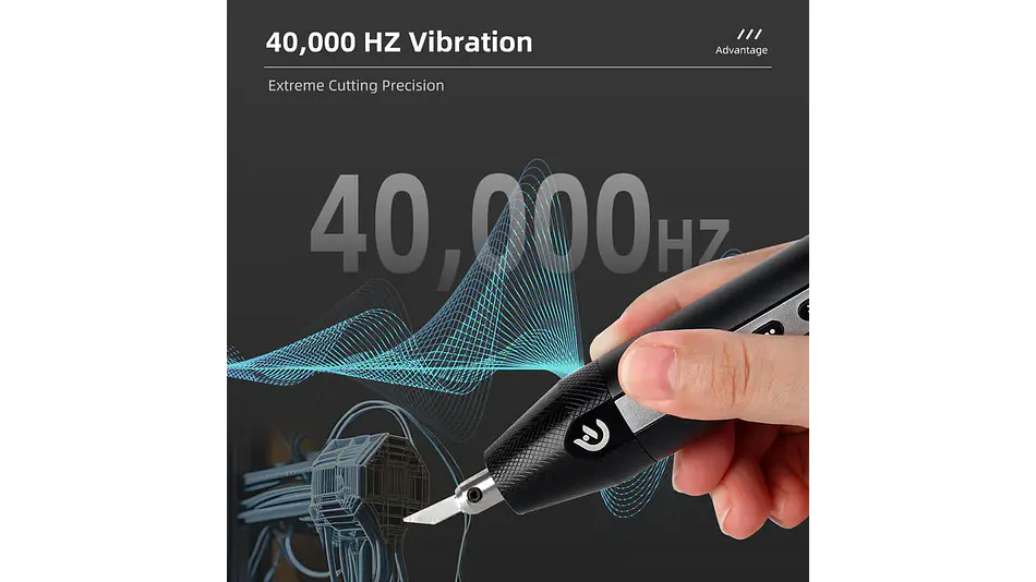 Cuchillo de Corte Ultrasonico de Alta Precisión Twotrees | Accesorio 3D 3