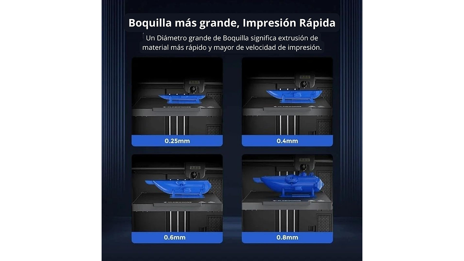 Hotend AD5M / AD5M Pro Boquilla 0.25mm Flashforge | Repuestos 3D 3